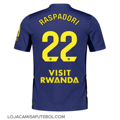 Camisa de Futebol Atletico Madrid Giacomo Raspadori #22 Equipamento Secundário 2025-26 Manga Curta Camisa de Futebol Atletico Madrid Giacomo Raspadori #22 Equipamento Secundário 2025-26 Manga Curta